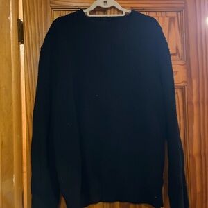 All Saints Oversized Classic Black Men's Sweater
